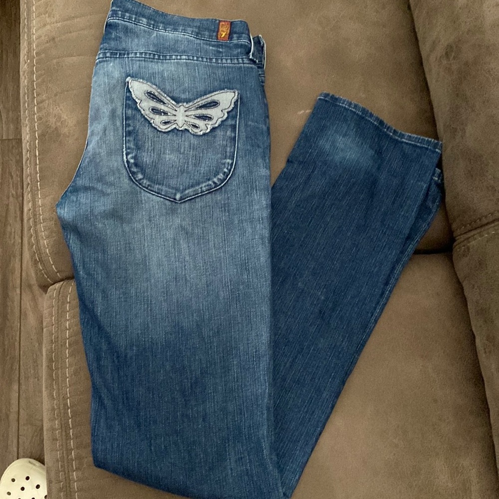 7 for all mankind straight leg size 29